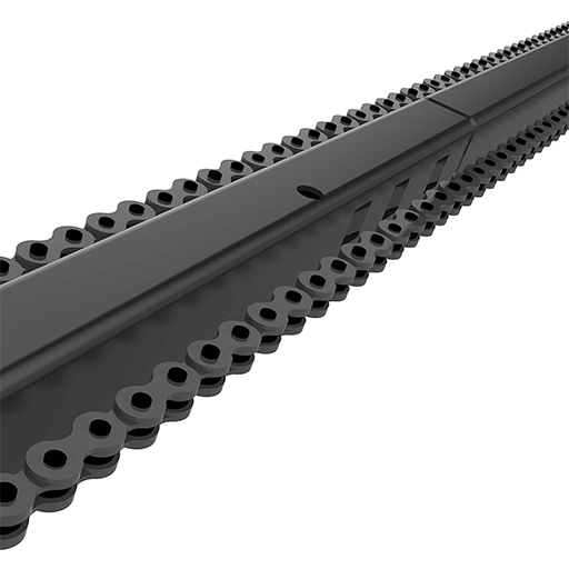 Chain driven garage door opener system