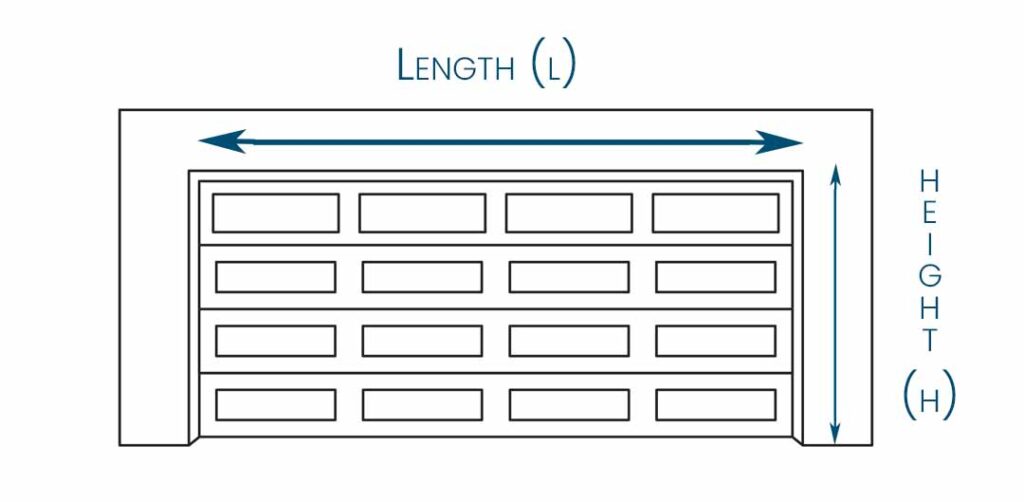 Getting accurate garage door dimensions gives a more accurate quote