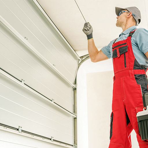 Garage door service and maintenance
